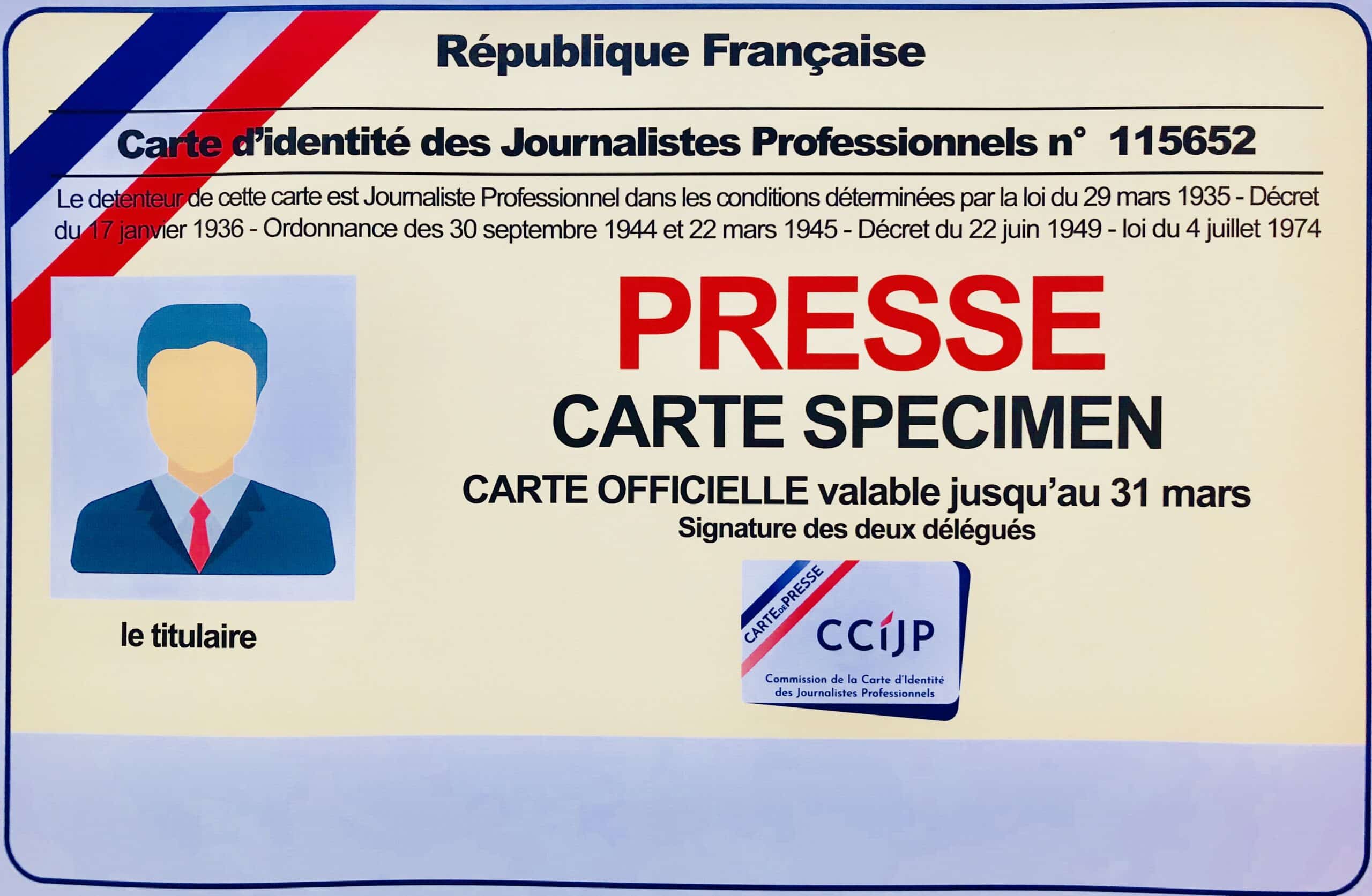 Confortons Le Statut De Journaliste Professionnel Et Sa Carte D 